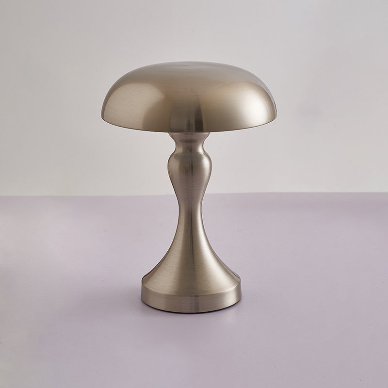 Modern Art Deco Mushroom Acrylic Iron LED Table Lamp For Bedroom