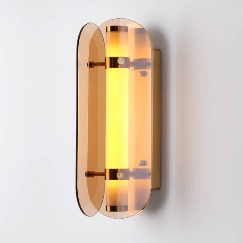 Scandinavian Minimalist Light Luxury Glass LED Wall Sconce Lamp