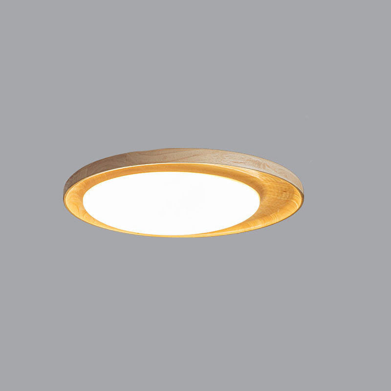 مصباح سقف LED دائري رفيع بتصميم ياباني بسيط