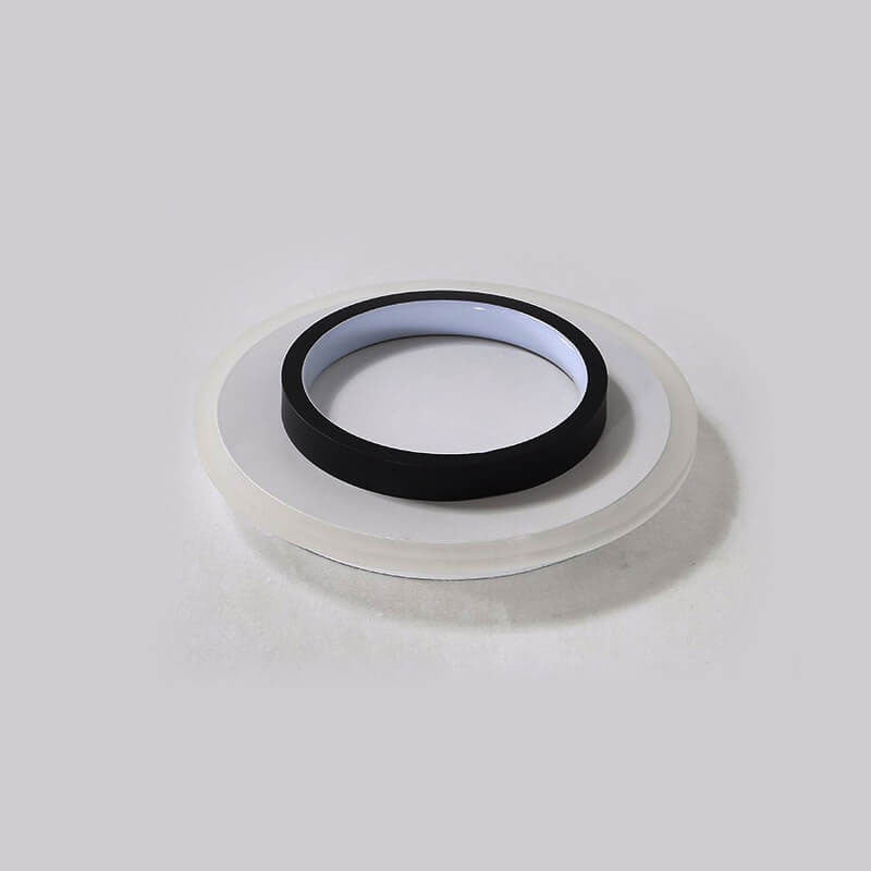 Modern Round Square Black White Iron Acrylic LED Flush Mount Light