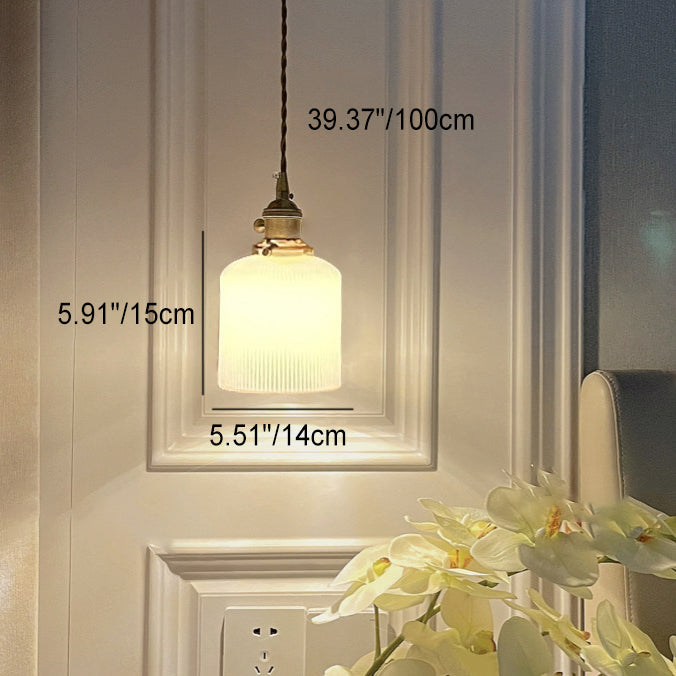 Contemporary Vintage Round Ball Cylinder Flower Brass Glass 1-Light Wall Sconce Lamp For Living Room