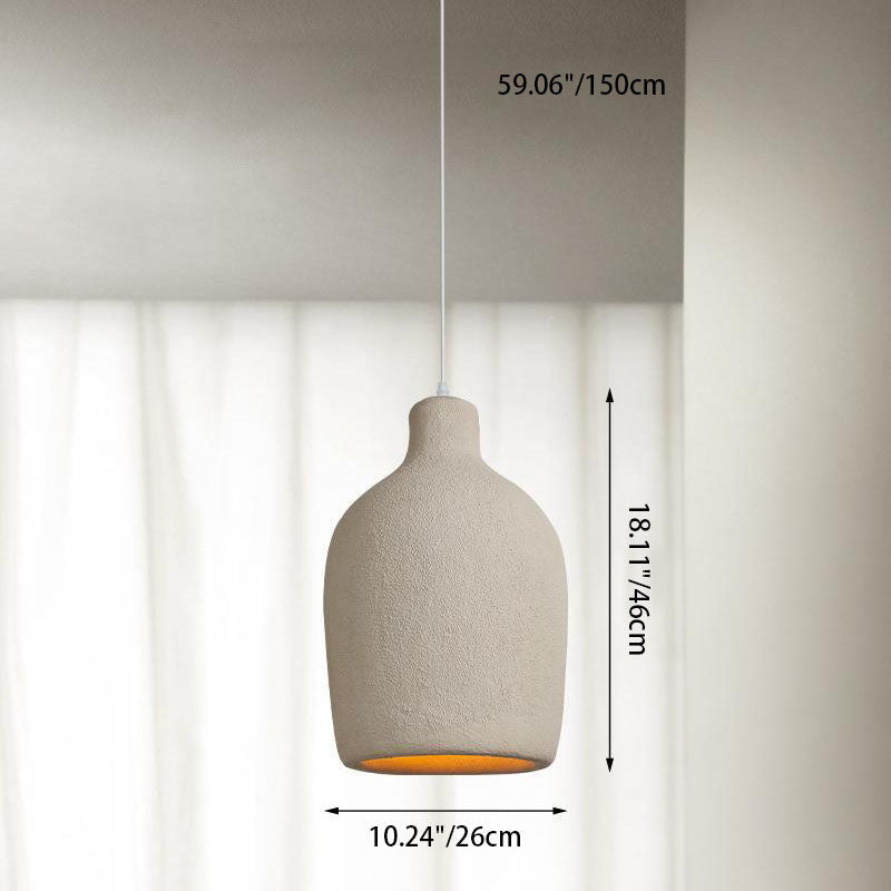 ダイニングルームに最適な、北欧風の幾何学模様の1灯ペンダントライト
