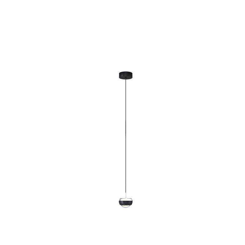 Modern Simplicity Iron Aluminum Semicircle LED Pendant Light For Living Room