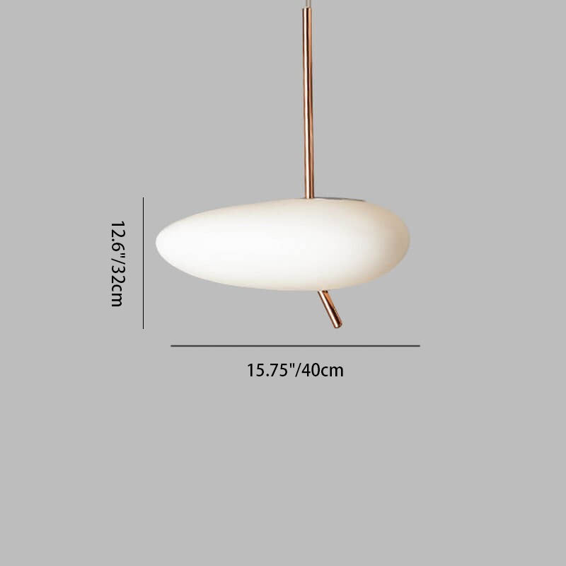 Contemporary Nordic Iron Pebbles LED Pendant Light For Bedroom