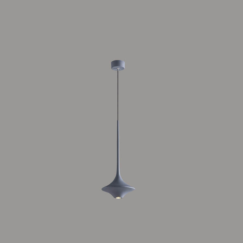 Modern Minimalist Solid Color Hardware Resin LED Pendant Light