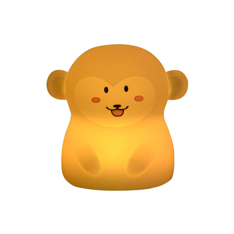 Creative Monkey Silicone Charging Pat LED Night Light Table Lamp