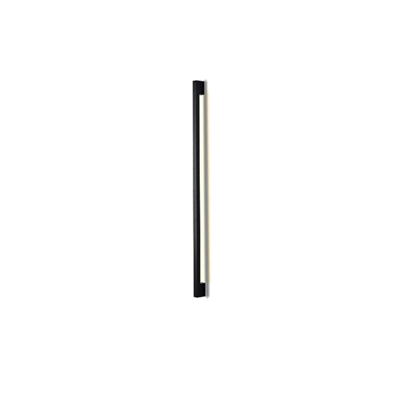 Modern Simplicity Long Strip Aluminum Silicone LED Wall Sconce Lamp