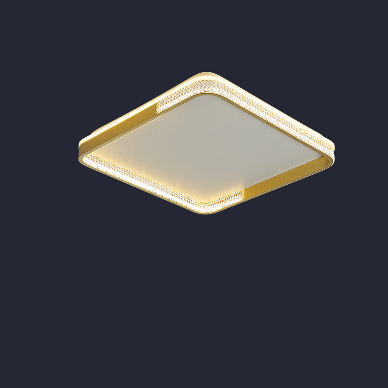 Nordic Light Luxury Square Ring LED Flush Mount Ceiling Light