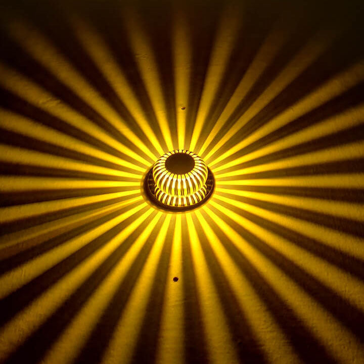 Modern Round Bird's nest Aluminum Colorful LED Wall Sconce Lamp