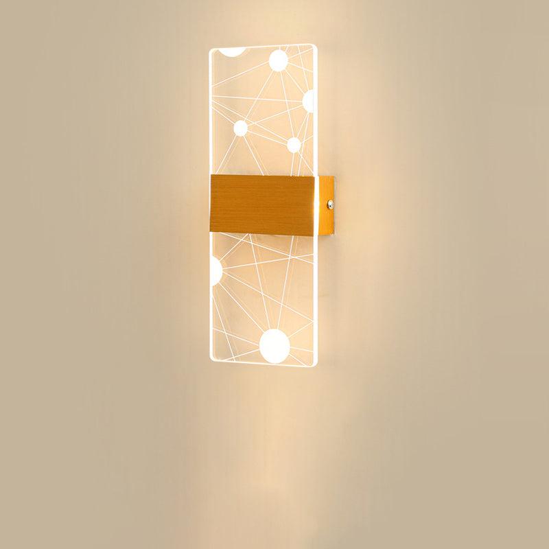 مصباح حائط LED عصري إبداعي على شكل مروحة من الأكريليك بتصميم عباد الشمس واليعسوب لغرفة المعيشة