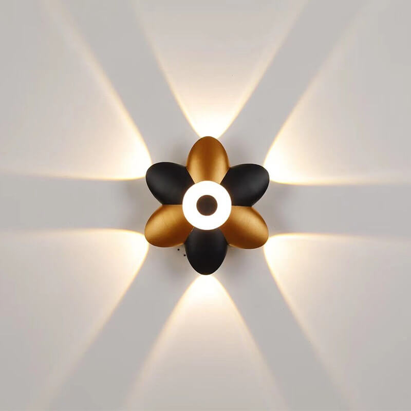 مصباح حائط LED مضيء من الألومنيوم بتصميم إبداعي حديث