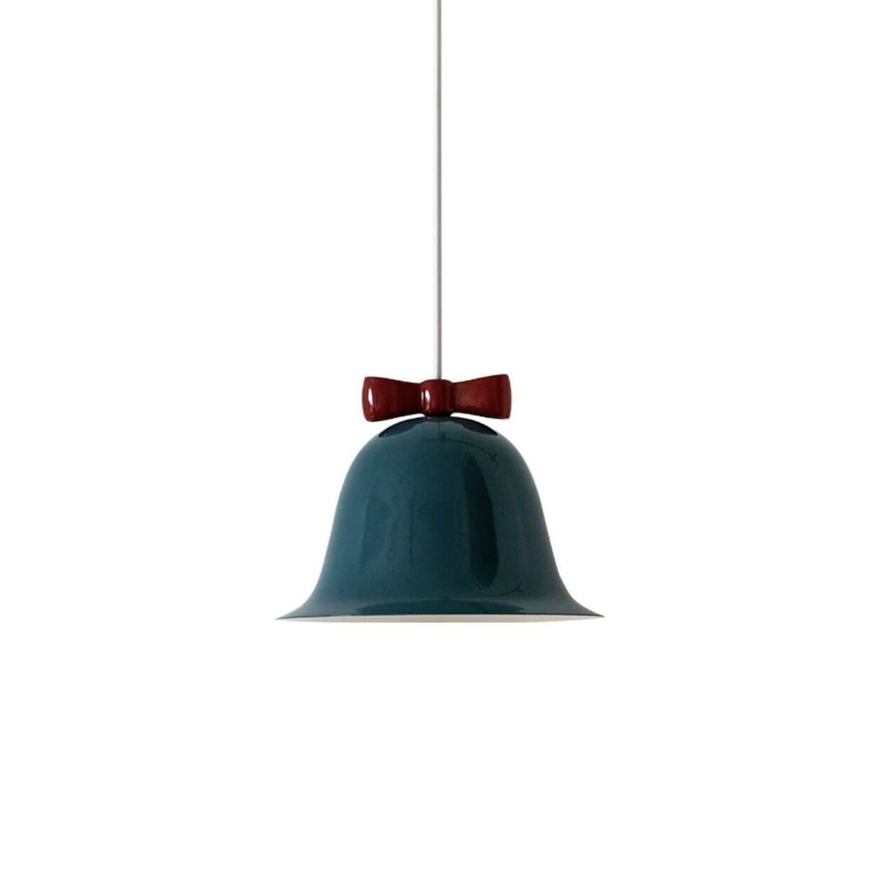 Modern Minimalist Bow Bells Iron 1-Light Pendant Light For Bedroom