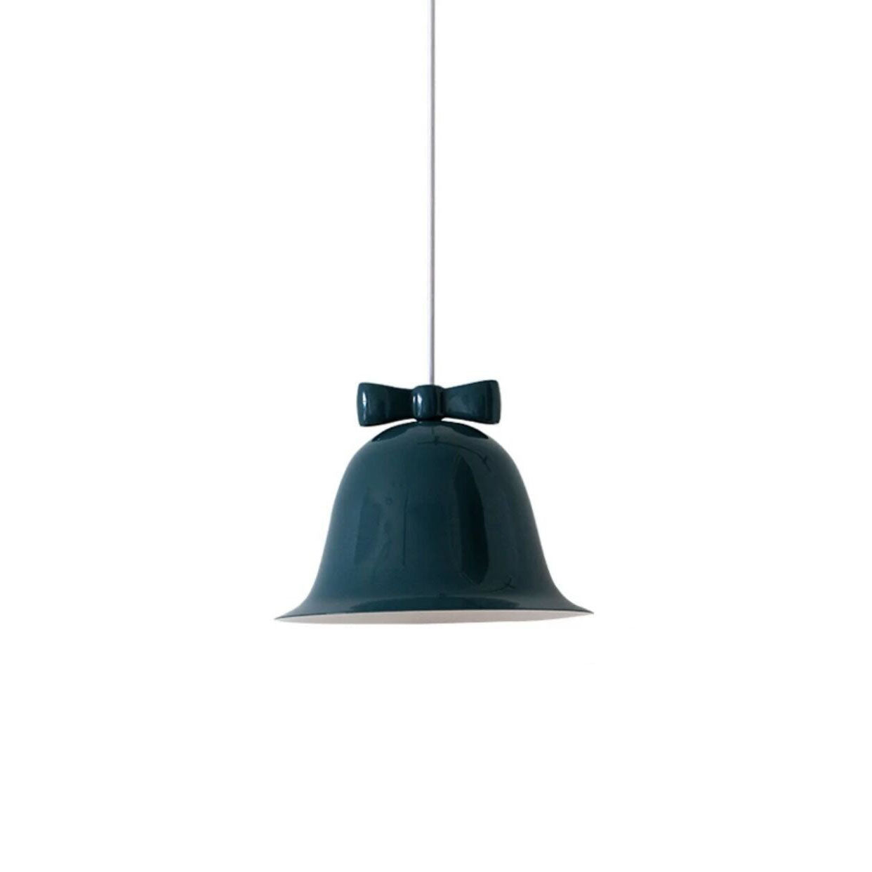 Modern Minimalist Bow Bells Iron 1-Light Pendant Light For Bedroom