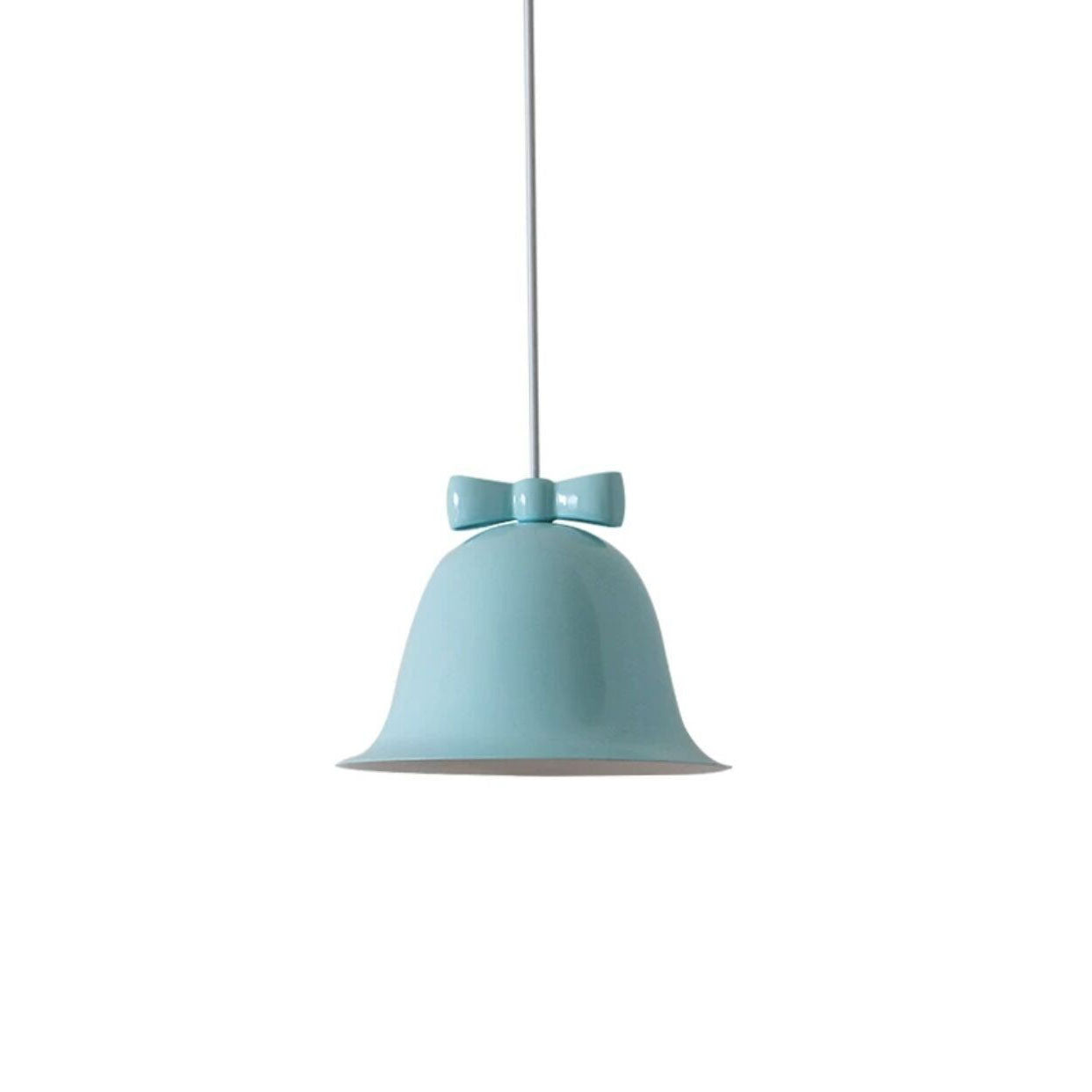 Modern Minimalist Bow Bells Iron 1-Light Pendant Light For Bedroom