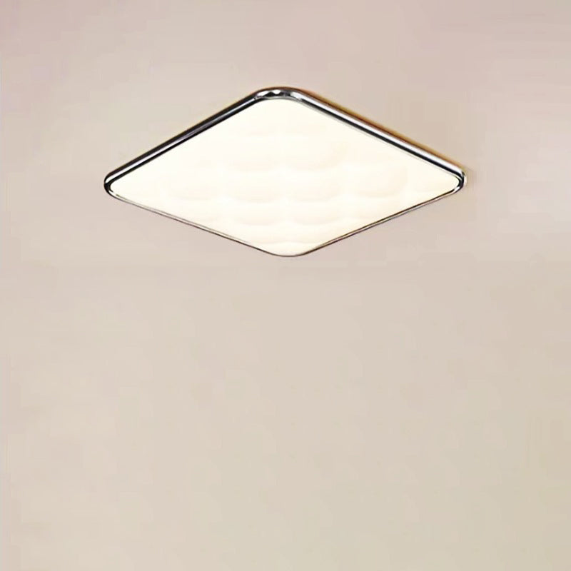 مصباح سقف LED من مادة PVC الحديدية بتصميم مربع بسيط وعصري لغرفة النوم