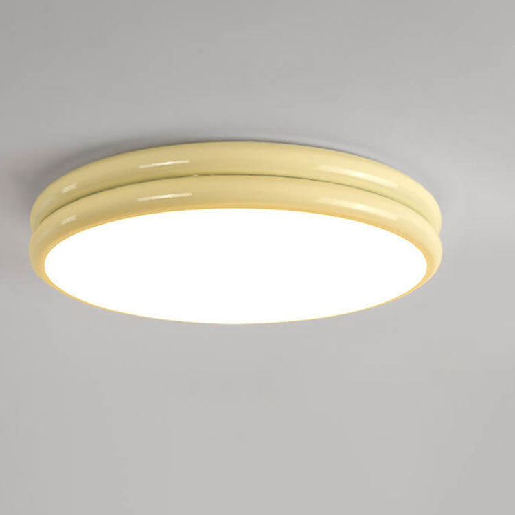 Modern Eye Care Children's Wrought Iron Round LED Flush Mount Lighting