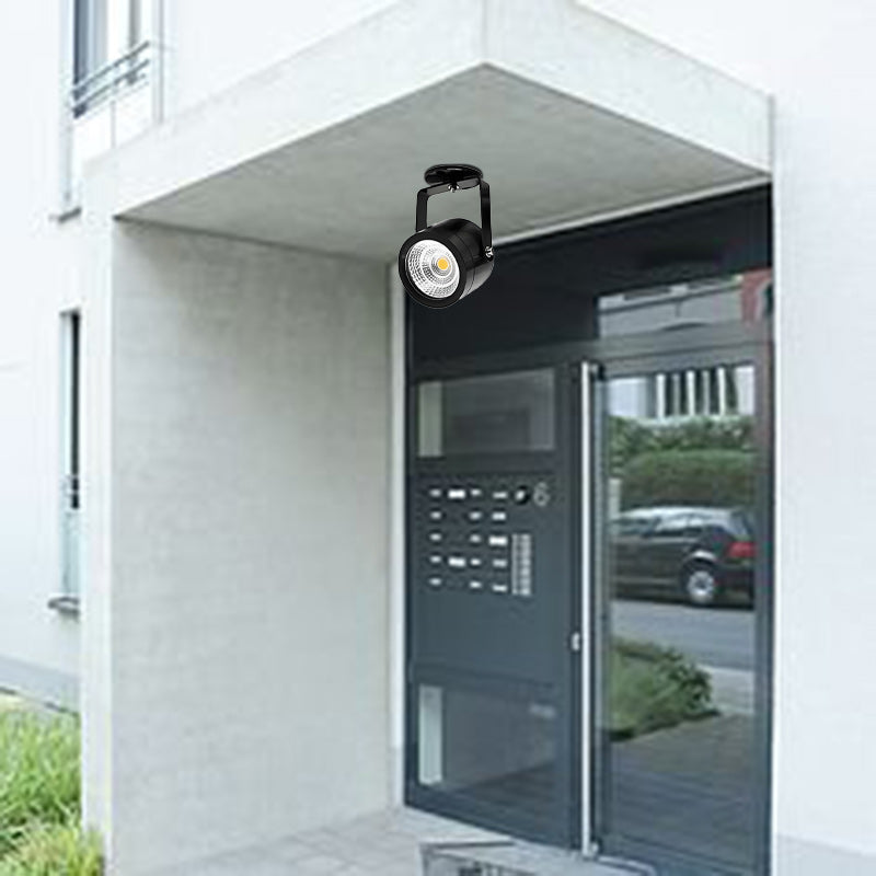 Modern Simplicity Waterproof Aluminum Iron Adjustable Cylinder Long Pole LED Wall Sconce Lamp For Outdoor Patio