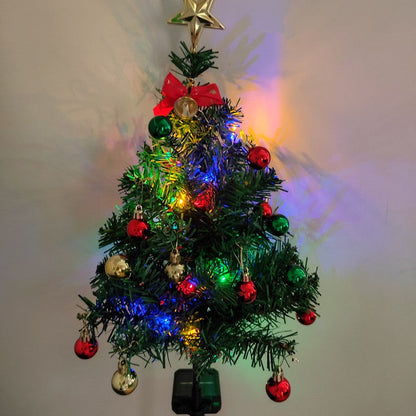 Contemporary Creative Solar Waterproof Christmas Tree Decoration Iron Wire Plush Stainless Steel LED Outdoor Light Landscape Lighting For Garden