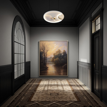 Modern Minimalist Round Rectangular Iron Acrylic LED Flush Mount Ceiling Light For Bedroom