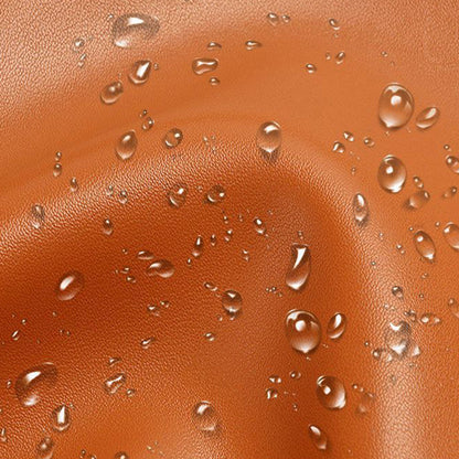 Contemporary Scandinavian PU Leather Carbon Steel Sponge Square Vein Lines Dining Chair Backrest For Dining Room