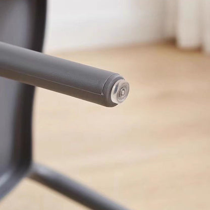 Modern Minimalist Curved PP Dining Chair Backrest Armless For Dining Room