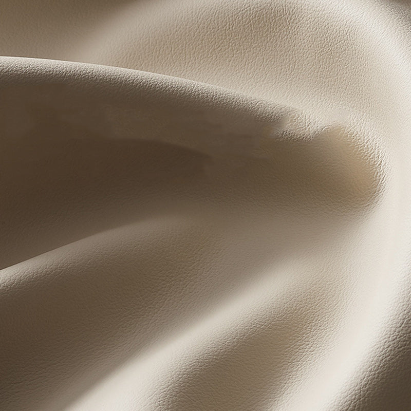 Modern Simplicity Microfiber Leather Stainless Steel Sponge Square Wraparound Dining Chair Backrest Armrest For Dining Room