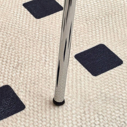 Contemporary Scandinavian PU Leather Metal Sponge Round Arc Dining Chair Backrest For Dining Room