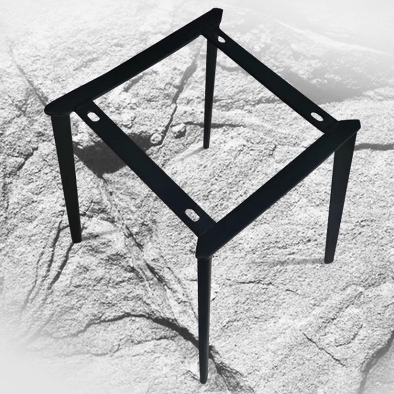 Modern Minimalist Microfiber Leather Wood Carbon Steel Sponge Square Elliptical Curved Dining Chair Backrest For Dining Room