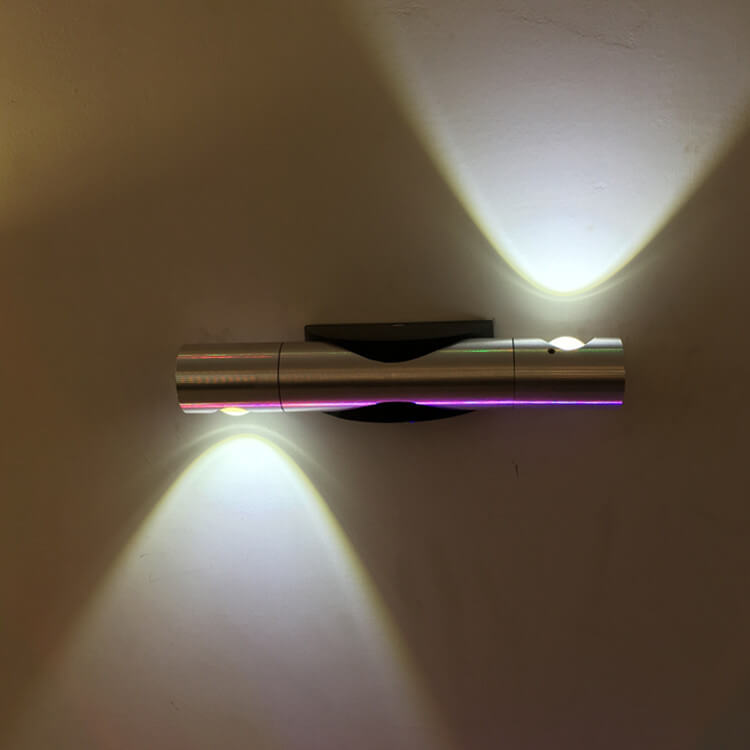 مصباح حائط LED أسطواني دوار حديث إبداعي من الألومنيوم 