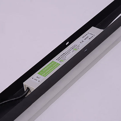 مصباح حائط خارجي مقاوم للماء مصنوع من الأكريليك LED بتصميم شريطي مستطيل بسيط مزود بمصباح واحد 