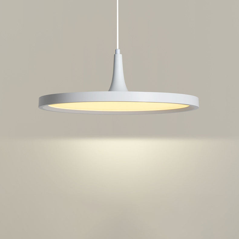 Modern Minimalist Hardware Aluminum Flying Saucer LED Pendant Light For Dining Room