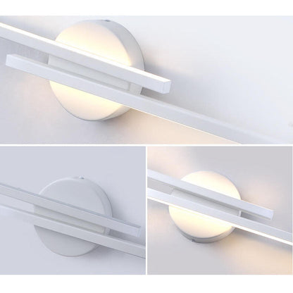 Modern Light Luxury Bar Iron Acrylic LED Vanity Light Wall Sconce Lamp