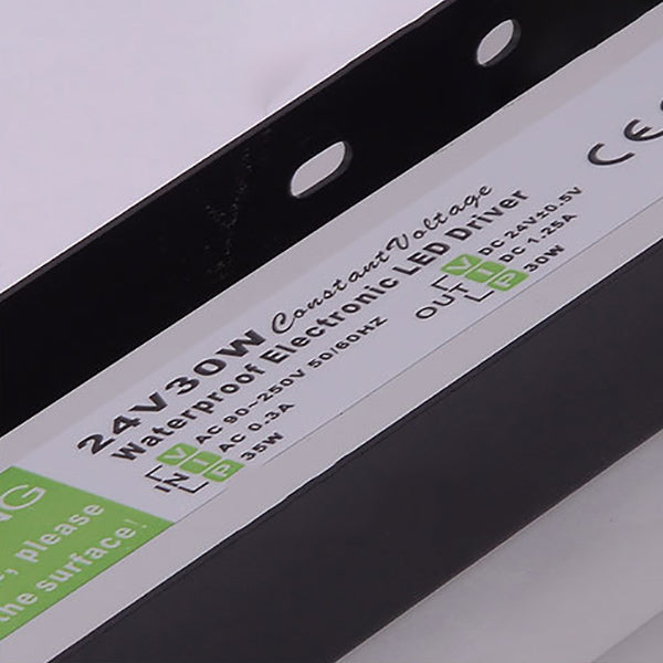 مصباح حائط خارجي مقاوم للماء مصنوع من الأكريليك LED بتصميم شريطي مستطيل بسيط مزود بمصباح واحد 