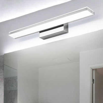 Modern Minimalist Rectangular Column Anti-Fog Vanity Light LED Wall Sconce Lamp