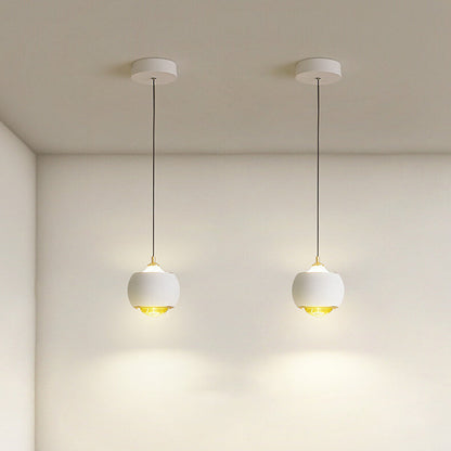 Modern Minimalist Orb Ball Iron Liftable LED Pendant Light