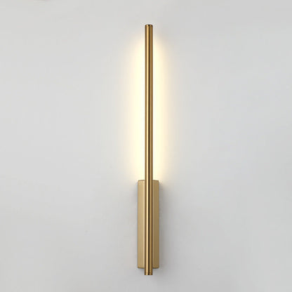 مصباح حائط LED من النحاس بتصميم عصري بسيط لغرفة المعيشة 