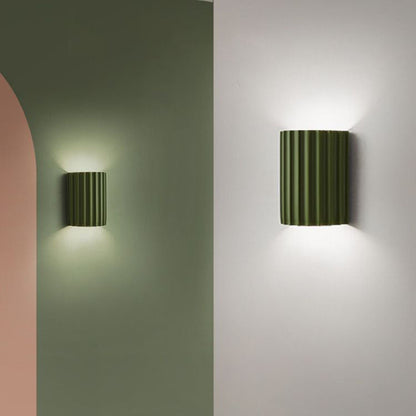 Contemporary Nordic Resin Tiles 2-Light Wall Sconce Lamp For Bedroom