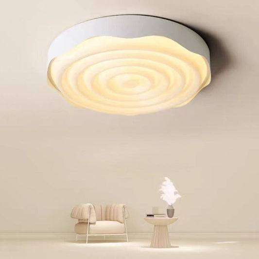 مصباح سقف LED مدمج من الحديد الأكريليكي بتصميم هندسي مربع الشكل بتصميم عصري بسيط لغرفة النوم