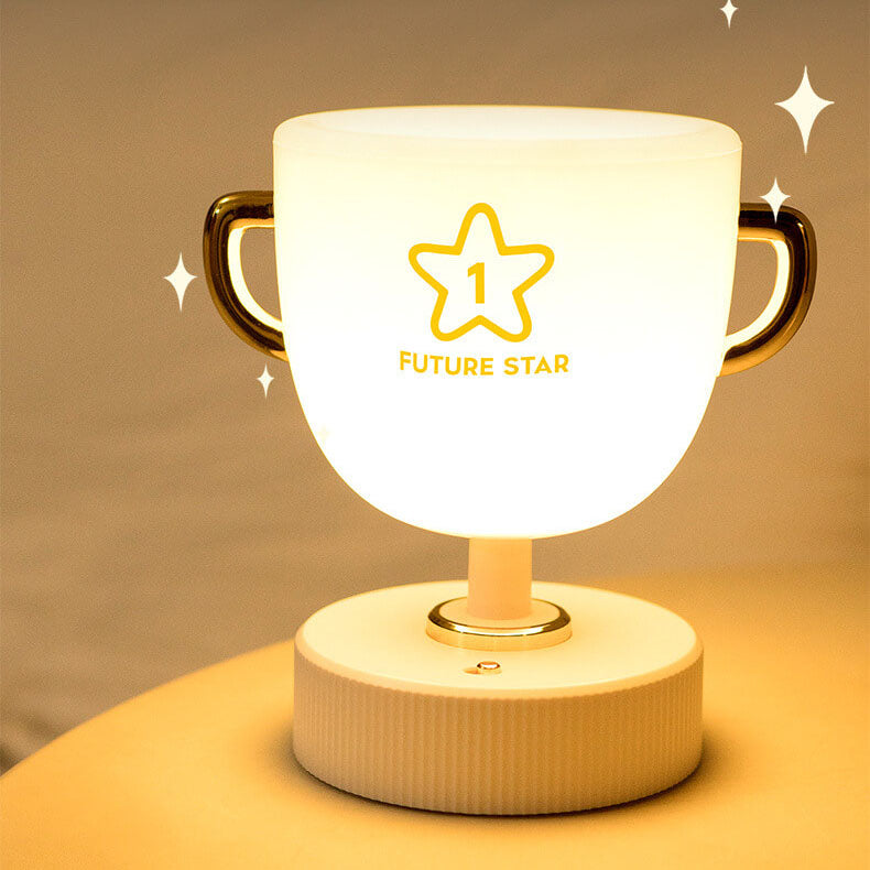 Creative Trophy Cup LED Night Light USB Table Lamp