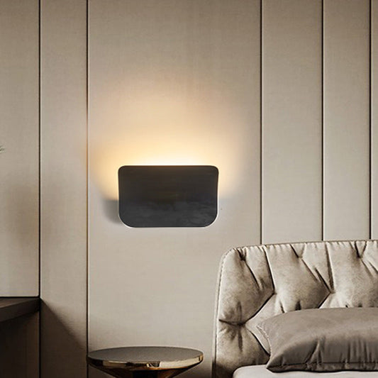 مصباح حائط LED مربع مسطح بسيط من نورديك 