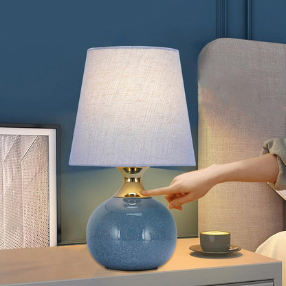 Modern Decorative Ceramic 1-Light Touch Dimming Table Lamp
