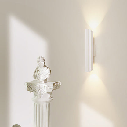 Modern Simplicity Iron Aluminum Roman Column Strip LED Wall Sconce Lamp For Bedside