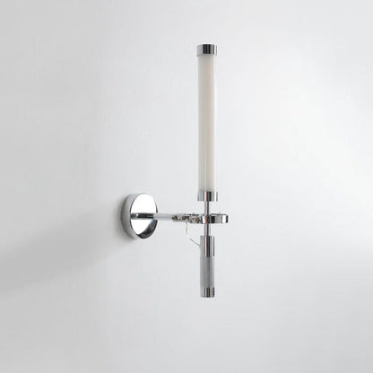 Modern Minimalist Cylindrical Iron Glass LED Wall Sconce Lamp For Living Room