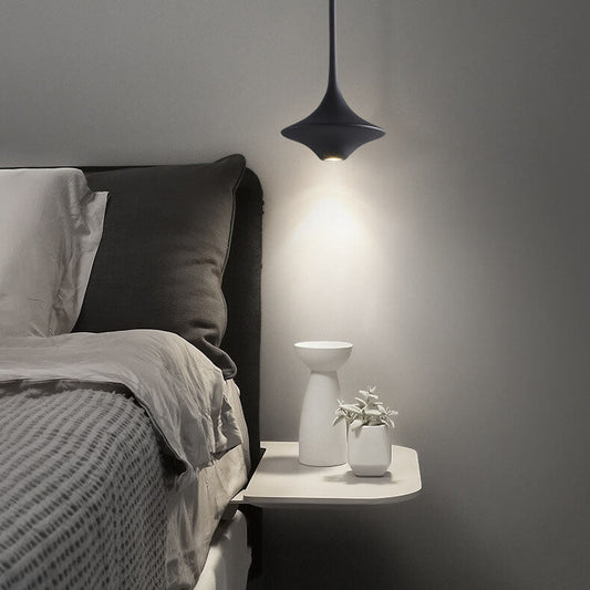 Modern Minimalist Solid Color Hardware Resin LED Pendant Light
