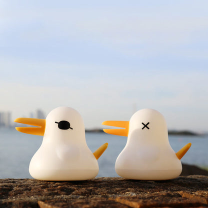 Cartoon Kiwi Bird Silicone Rechargeable Timer Dimmable LED Decorative Table Lamp