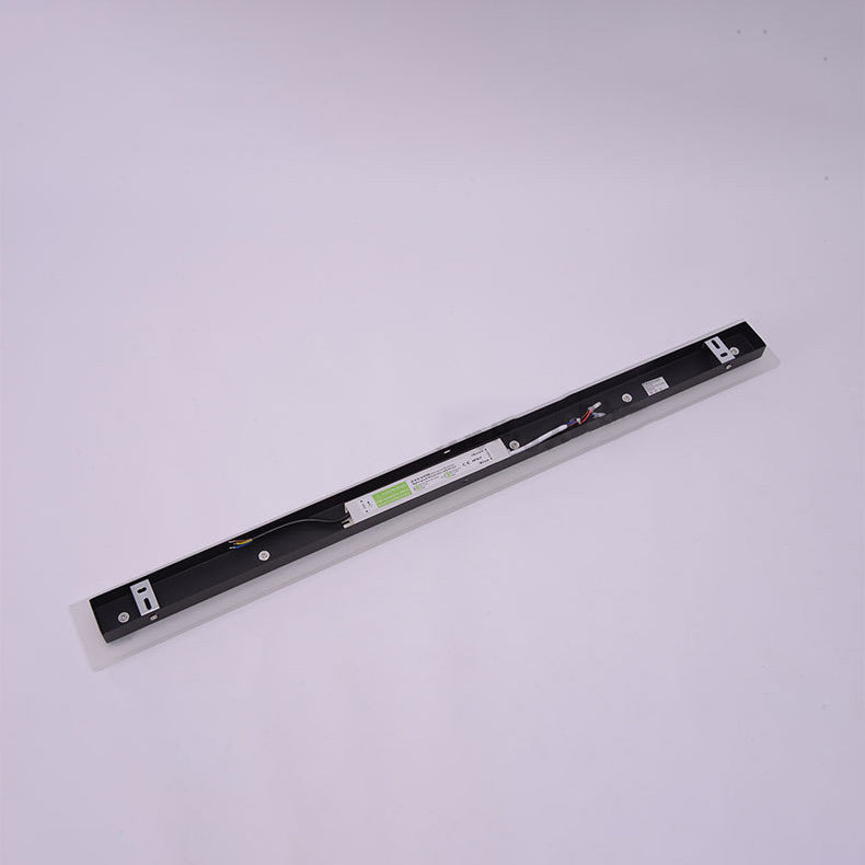 مصباح حائط خارجي مقاوم للماء مصنوع من الأكريليك LED بتصميم شريطي مستطيل بسيط مزود بمصباح واحد 