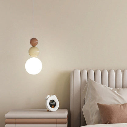 Modern Creative Iron Gourd String Shape 1-Light Pendant Light For Bedroom