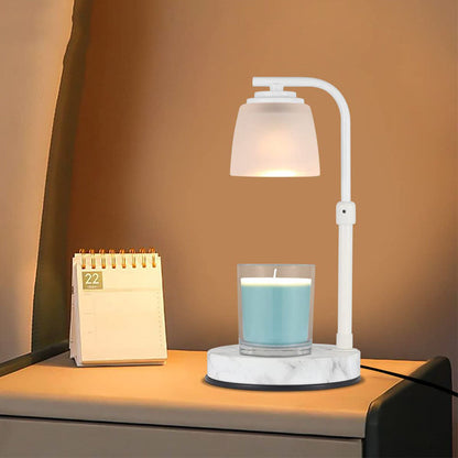 Modern Minimalist Lifting Solid Wood Cylinder 1-Light Melting Wax Table Lamp