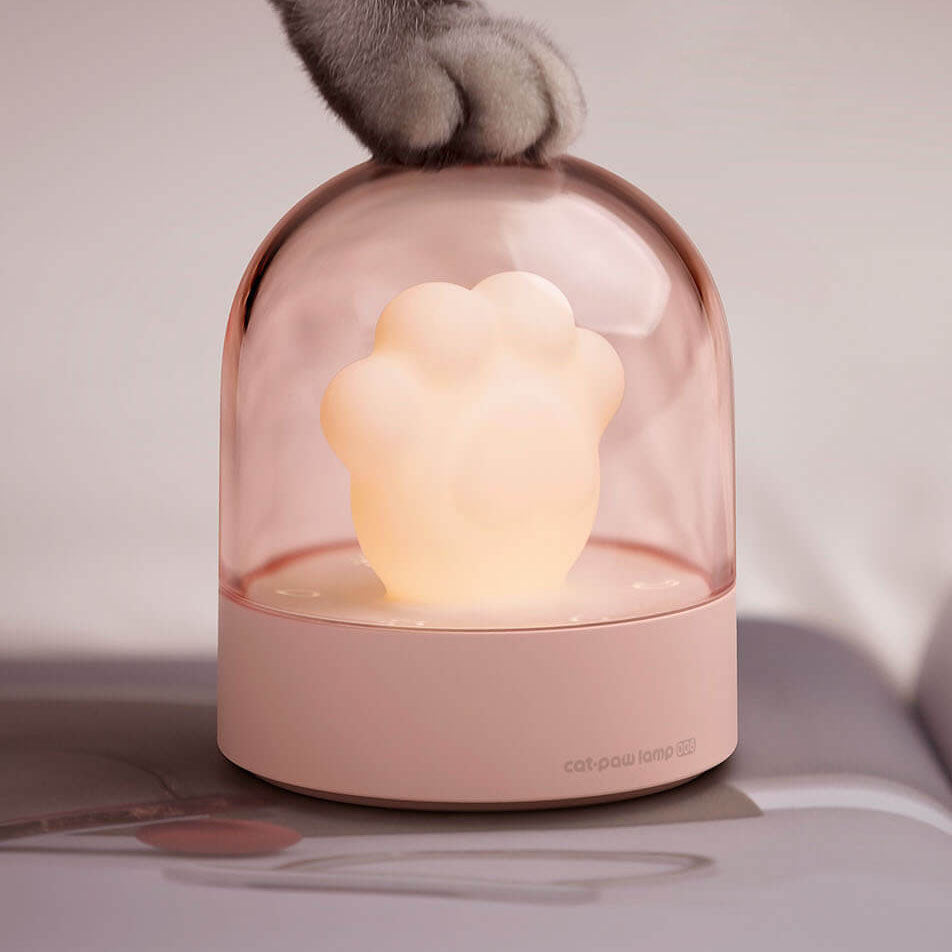 Creative Cartoon Cat Claw LED Eye Protection USB Night Light Table Lamp