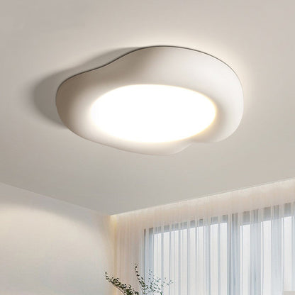 Modern Minimalist Apple Shape Solid Color LED Flush Mount Ceiling Light